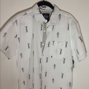 Massive Apparel Hula Girl Button Down